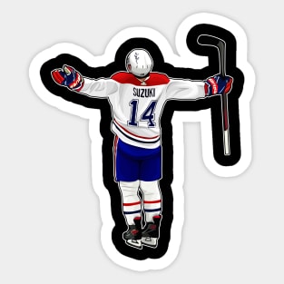 Nick Suzuki #14 Reaction Sticker